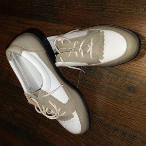 Vintage leather Captiva Club golf shoes